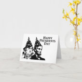 Carte Joyeux Jour des Présidents (Fleur jaune)