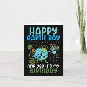 Carte Joyeux Jour des terres Dab Anniversaire Avril 22 G