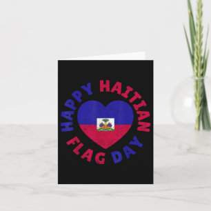 Carte Joyeux Jour du drapeau haïtien Cool Haïti Drapeau