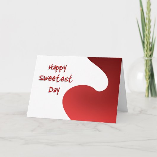 Carte Joyeux Jour le plus doux (Devant)