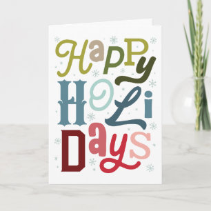 Carte Joyeux Jours de Typographie Design © GraphicLoveSh