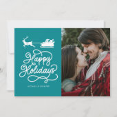 Carte JOYEUX JOURS DE VACANCES Ajouter Votre Photo (Devant)