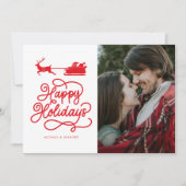 Carte JOYEUX JOURS DE VACANCES Ajouter Votre Photo (Devant)