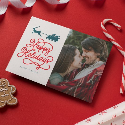 Carte JOYEUX JOURS DE VACANCES Ajouter Votre Photo