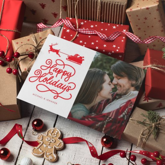 Carte JOYEUX JOURS DE VACANCES Ajouter Votre Photo