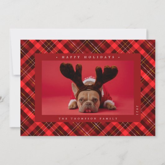 Carte JOYEUX JOURS DE VACANCES Ajouter Votre Photo (Devant)