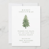 Carte JOYEUX JOURS FÉRIÉS | Arbre de Noël (Devant)