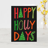 Carte JOYEUX JOURS SAINTS Joyeux Noël (Fleur jaune)