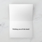 Carte Joyeux, Joyeux anniversaire ! (Intérieur)