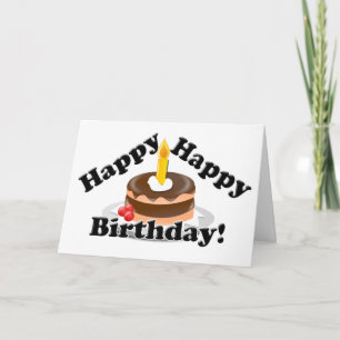 Carte Joyeux, Joyeux anniversaire !