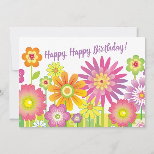 Carte Joyeux, Joyeux anniversaire (Devant)