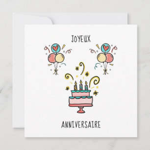 Carte Joyeux   Joyeux anniversaire