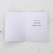 Carte Joyeux Joyeux Fête des Mères Floral Pretty Blue (Intérieur)