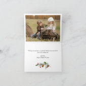 Carte Joyeux Joyeux Jours de Noël 3 PHOTO (Intérieur)