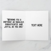 Carte Joyeux Joyeux Joyeux anniversaire (Intérieur)