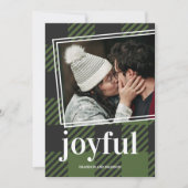Carte Joyeux Joyeux Noël Photo Holiday (Devant)