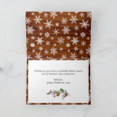 Carte Joyeux Joyeux Vacances 2 PHOTO Noël (Intérieur)