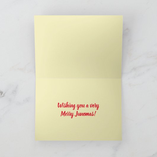 Carte Joyeux Junemas Père Noël (Intérieur)