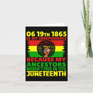 Carte Joyeux JunetDix Est Mon Fête De L'Indépendance Ros