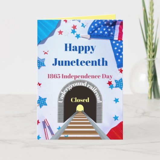 Carte Joyeux Juneteenth (Devant)