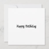 Carte Joyeux Kitten Anniversaire Assis Dans Un Pot De Fl (Dos)