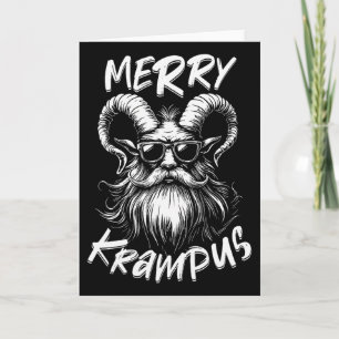 Carte Joyeux Krampus Enfants Mythiques Hommes Noël Horre