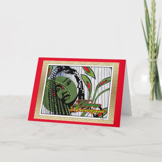 Carte Joyeux Kwanzaa (Devant)
