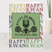Carte Joyeux Kwanzaa (Devant)