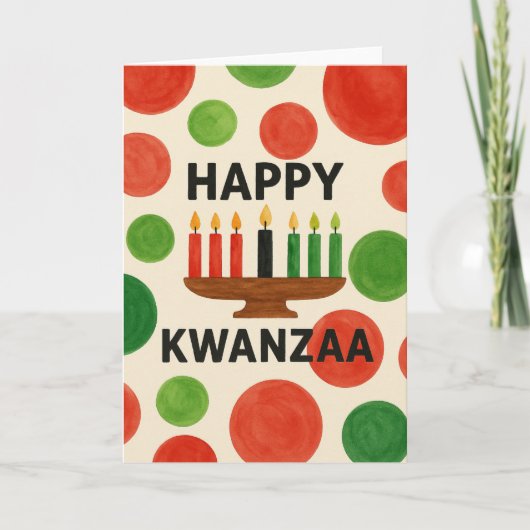 Carte Joyeux Kwanzaa (Devant)