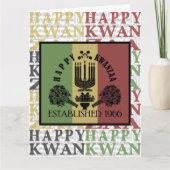 Carte Joyeux Kwanzaa (Devant)