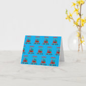 Carte Joyeux Kwanzaa Kinara (Fleur jaune)