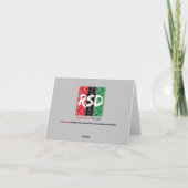 Carte Joyeux Kwanzaa PopArt (Dos)