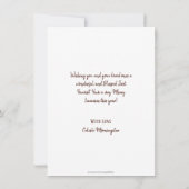 Carte Joyeux Lammas Automne Parties scintillant Blé Paga (Dos)