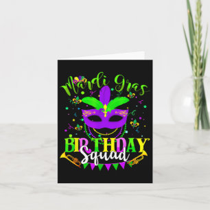 Carte Joyeux Mardi Gras Anniversaire Mardi Gras Escadron
