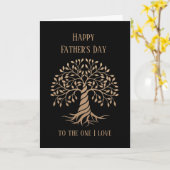 Carte Joyeux Mari de Fête des pères forte protection aim (Fleur jaune)