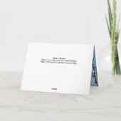 Carte Joyeux Mari de Noël Swan (Dos)