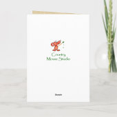 Carte Joyeux Mari Wolf, Loups (Dos)