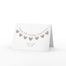 Joyeux Mariage 13e anniversaire dentelle battage d
