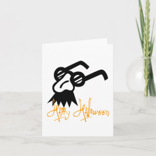 Carte Joyeux Masque comique Halloween