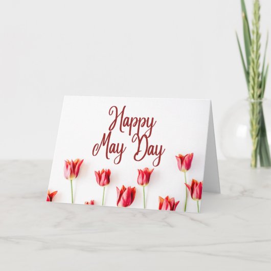 Carte Joyeux May Day (Devant)