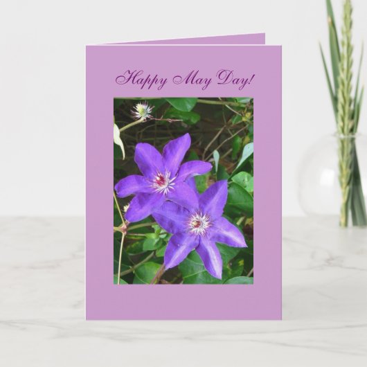 Carte Joyeux May Day ! (Devant)