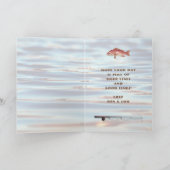 Carte Joyeux message de Fête des Pères Snapper Fish (Intérieur)