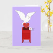 Carte Joyeux message de la Saint-Valentin (Fleur jaune)