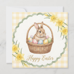 Carte Joyeux message fantaisiste de Pâques