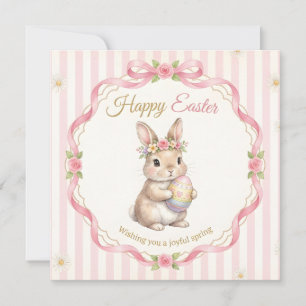 Carte Joyeux message fantaisiste de Pâques