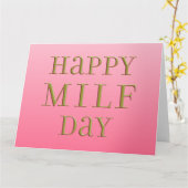 Carte Joyeux MILF Day (Fleur jaune)