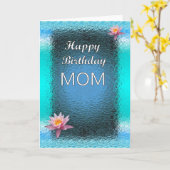 Carte Joyeux MOMENT D'anniversaire (Fleur jaune)