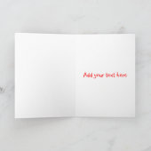 Carte Joyeux Monstre Vert Anniversaire (Intérieur)