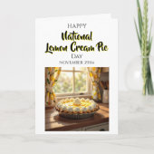 Carte Joyeux National Lemon Cream Pie | 29 novembre (Devant)