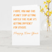 Carte Joyeux New Year Cards (Fleur jaune)